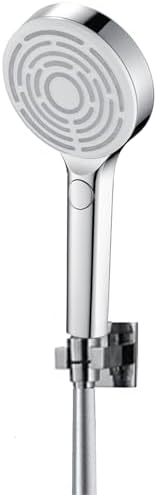 Uwerfm Handheld Shower Set with 3 Functions and Brass Bracket