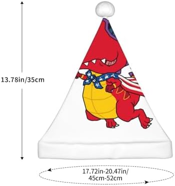 Dinosaur Santa Hat for Kids Baby Christmas Headwear