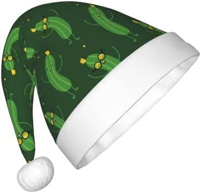 Cute Cucumber Santa Hat for Kids Christmas Party