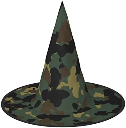 Camouflage Pattern Witch Hat for Halloween and Carnival