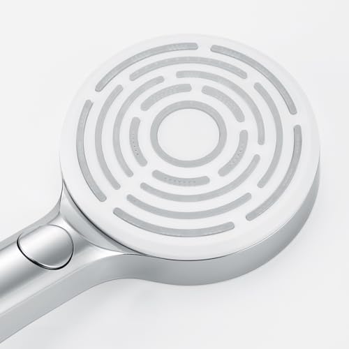 UWEREBFM 3-Function Handheld Shower Head with Adjustable Angle and High Pressure