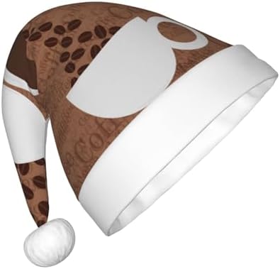 Salelf Coffee Cafe Santa Hat for Kids Christmas Party