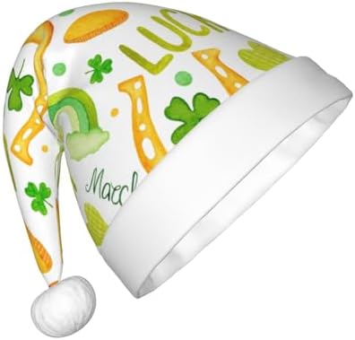 St Patricks Day Santa Hat for Kids Baby Christmas Holiday Headwear