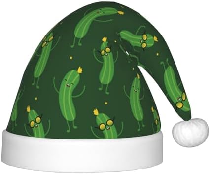Cute Cucumber Santa Hat for Kids Christmas Party