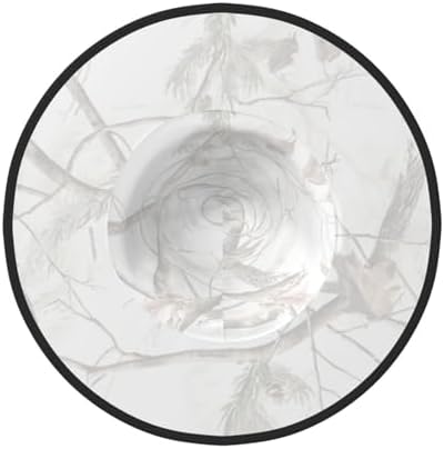 White Trees Camo Print Witch Hat for Halloween and Parties