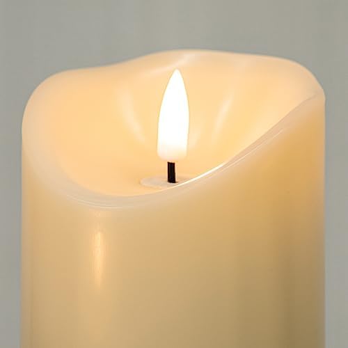 ANGELLOONG Flameless Candles with Remote Control Set of 3