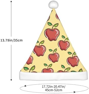 Salelf Apple Santa Hat for Kids Baby Christmas Plush Headwear