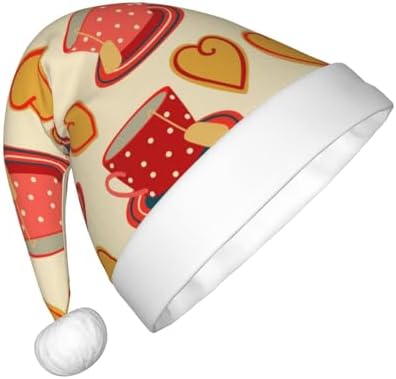 Salelf Kids Christmas Santa Hat Plush Holiday Headwear