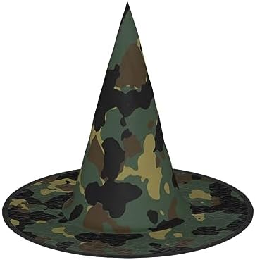 Camouflage Pattern Witch Hat for Halloween and Carnival