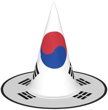 Republic Of Korea Flag Print Witch Hat For Halloween