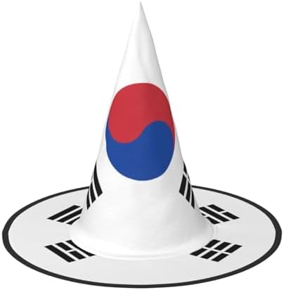 Republic Of Korea Flag Print Witch Hat For Halloween