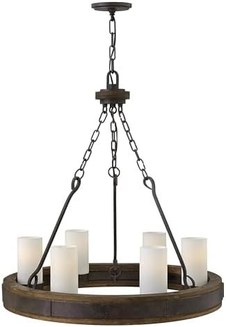 Fredrick Ramond FR48436IRN Six Light Chandelier 1