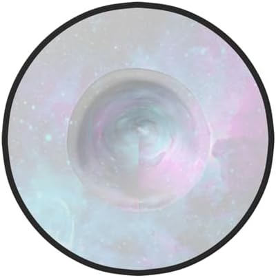 Purple Star Sky Print Witch Hat for Parties and Halloween