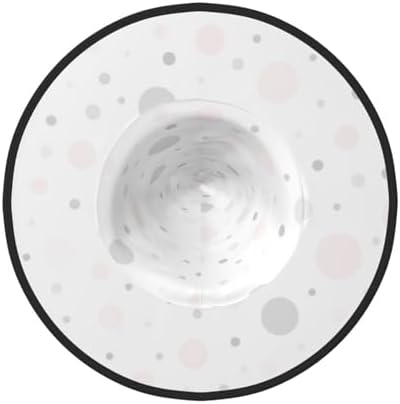 Red Gray White Polka Dot Halloween Witch Hat for Parties and Cosplay