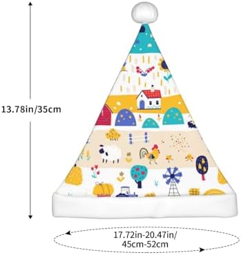 Funny Farm Santa Hat for Kids Christmas Party Headwear