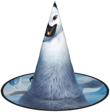 Cute Penguins Taking Pictures Print Party Hat