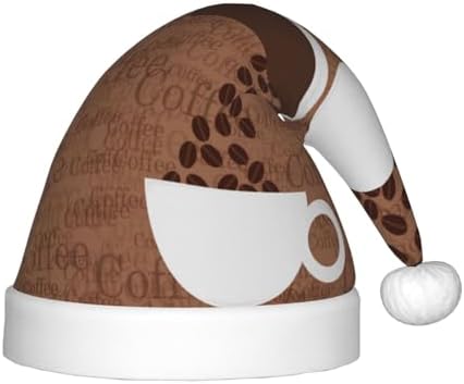 Salelf Coffee Cafe Santa Hat for Kids Christmas Party