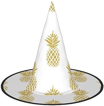 Gold Pineapple Themed Party Witch Hat