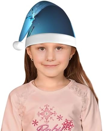 Butterflies and Water Lily Santa Hat for Kids