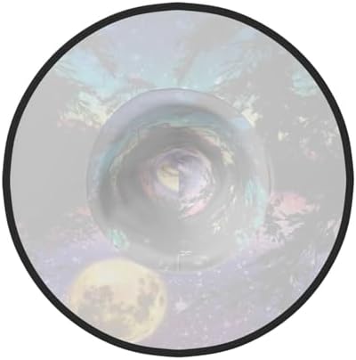 Night Sky With Trees Print Witch Hat for Halloween Parties