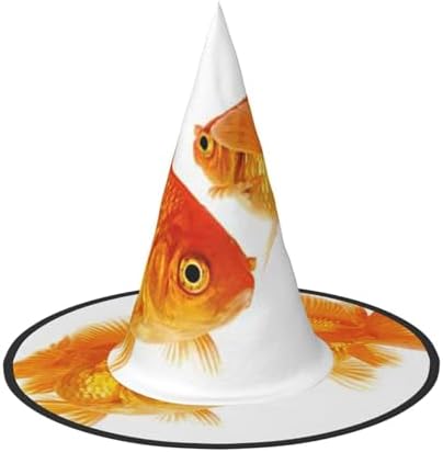 Cute Fish Print Witch Hat for Halloween Parties
