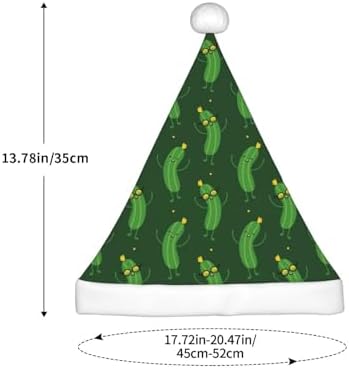 Cute Cucumber Santa Hat for Kids Christmas Party