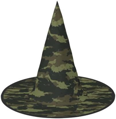 Camouflage Print Witch Hat for Halloween Parties