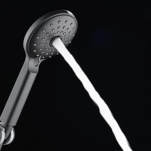 Uwerfm High Pressure Handheld Shower Head ABS Black 3 Modes