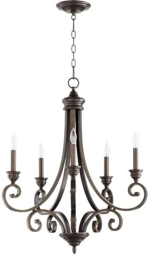 Quorum 6054-5-86 Five Light Transitional Chandelier