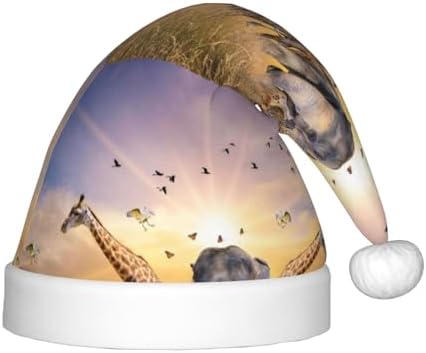 Salelf Wildlife Protection Santa Hat for Kids