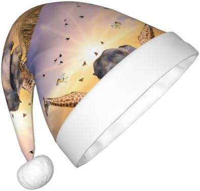 Salelf Wildlife Protection Santa Hat for Kids