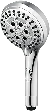 2Pcs Handheld Showerheads with 5 Spray Settings