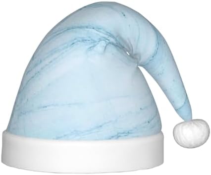 Blue Marble Santa Hat for Kids Baby Christmas Hats