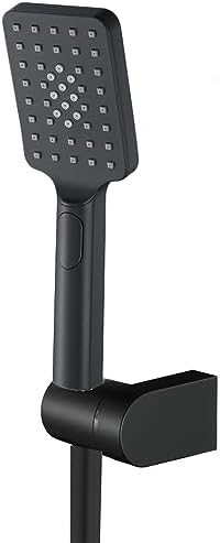 Matte Black Handheld Shower with 3 Functions