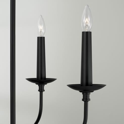 Capital Lighting 451541MB Wilder Chandelier 4 Light Matte Black