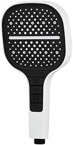 7-Spray Handheld Shower Head with 59 Inch Hose ABS White