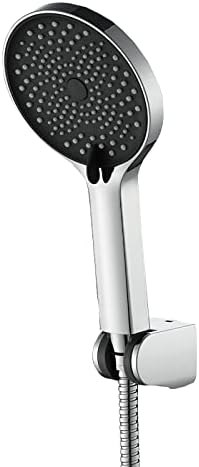 UWEREBFM Chrome Handheld Shower Head Set with 3 Settings and 15M Hose