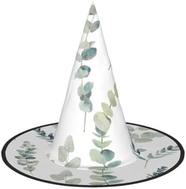 Eucalyptus Leaves Print Witch Halloween Party Hat