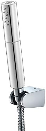 Chrome Handheld Shower Head Set with Hose and Holder