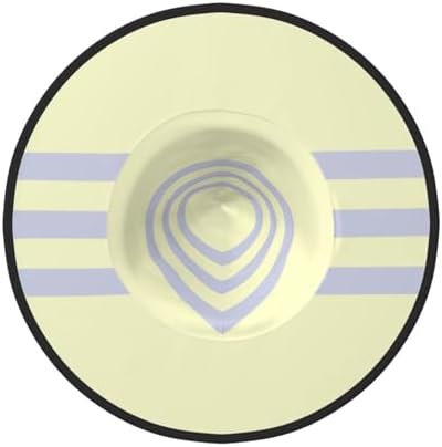 Yellow And Blue Stripes Witch Party Hat For Halloween