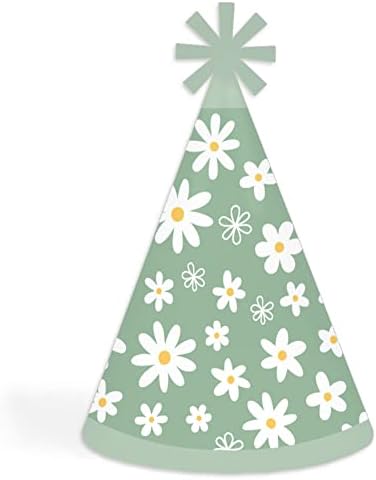 Big Dot of Happiness Daisy Hats - Set of 8