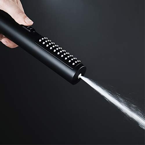 LMJYU High Pressure ABS Handheld Shower Head with 15M Hose and Holder Chrome