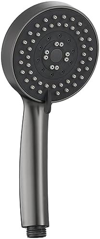 5-Function High Pressure Handheld Shower Head with Brushed Finish