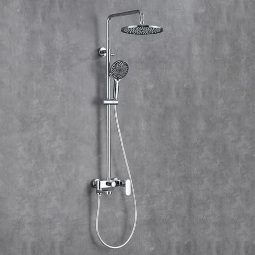 3 Mode Hand Shower Head with Brass Faucet and Hose Kit
