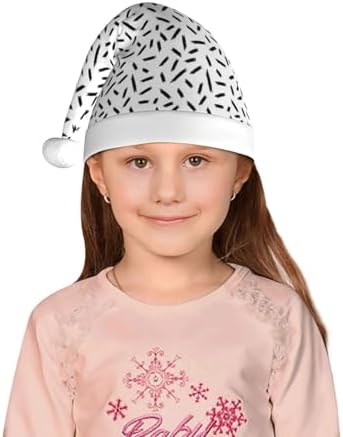 Salelf Strokes Texture Santa Hat for Kids