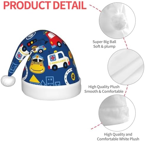 Salelf Animals Rescue Team Santa Hat for Kids