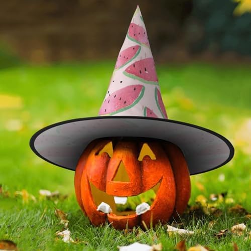 Watermelon Print Witch Hat for Halloween Parties