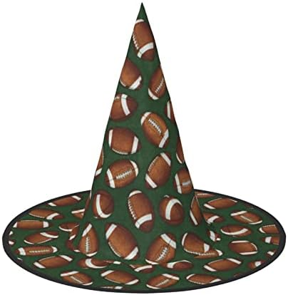 Jbyjbx Football Green Print Party Hat for Halloween and Carnival