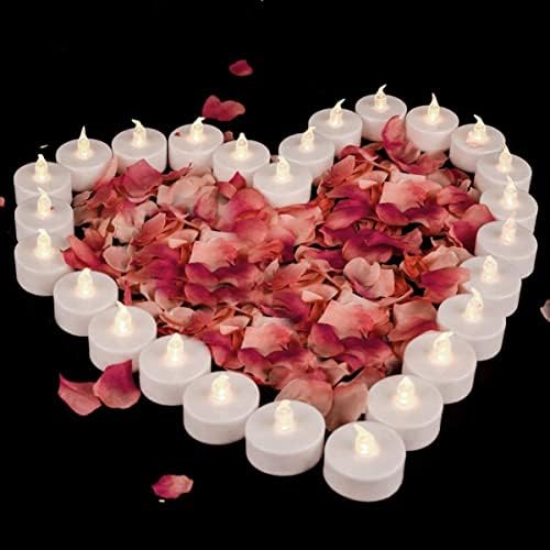 Tappovaly 100 Pack Battery Operated LED Tea Lights
