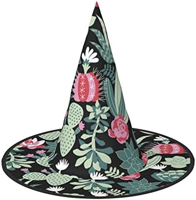 Cactus Print Witch Halloween Party Hat